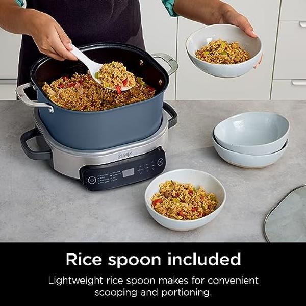 Ninja MC1101 Foodi Everyday Possible Cooker Pro, 8-in-1 Versatility, 6.5 QT, One-Pot Cooking, Replaces 10 Cooking Tools, Faster Cooking, Family-Sized Capacity, Adjustable Temp Cont