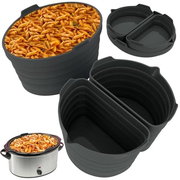 West Bend Slow Cooker 4-Quart Manual Crockery Style with Dishwasher Safe Oval Ceramic Crockpot and Glass Lid Two Temperature Settings Plus Keep Warm, 210-Watts, Black
