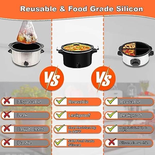 OVENTE Electric Slow Cooker with 3 Cooking Settings, Non-Stick and Dishwasher Safe Stoneware, Stainless Steel Body, Glass Lid, 3.7 Qt Oval Pot for Entrees, Soups, Sauces, Stews & D