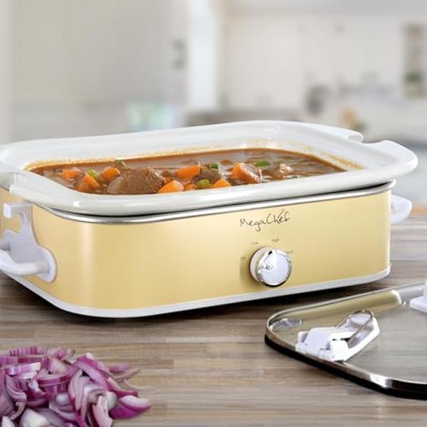 Hamilton Beach Programmable Slow Cooker with 6 Quart Stovetop-Safe Sear & Cook Crock & Travel Lid Lock for Portable Transport, Silver (33663)