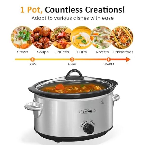 Crock-Pot 8-Quart Multi-Use XL Express Crock Programmable Slow Cooker and Pressure Cooker with Manual Pressure, Boil & Simmer, Black Stainless