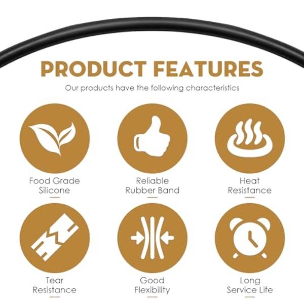black Lid Latch Strap Rubber Band 6,7,8 quart Crock pot slow cooker WHT …