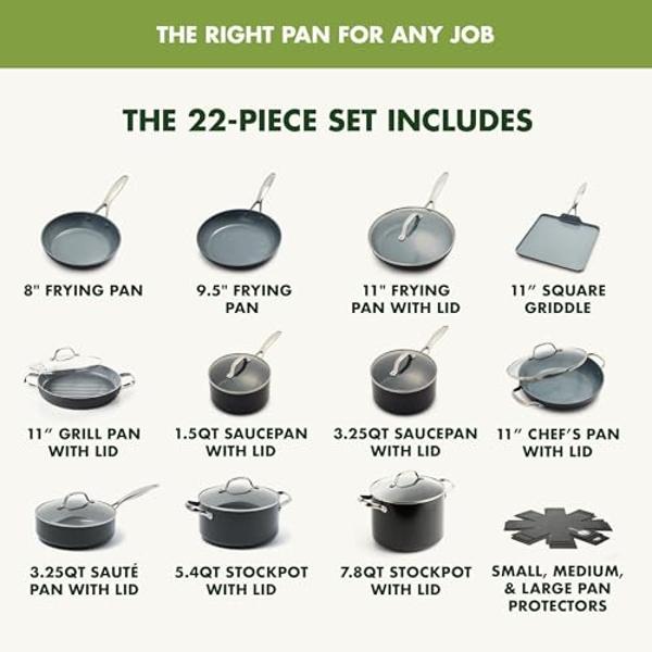 Cuisinart 11-Piece Cookware Set, Chef's Classic Stainless Steel Collection 77-11G