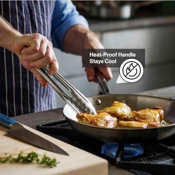 GreenPan Nova 10-Piece Cookware Pots and Pans Set, Oprah’s Favorite Things 2024, PFAS-Free Ceramic Nonstick, Fry, Sauté, Stockpot, Utensils, Lids, Induction Suitable, Dishwasher, O