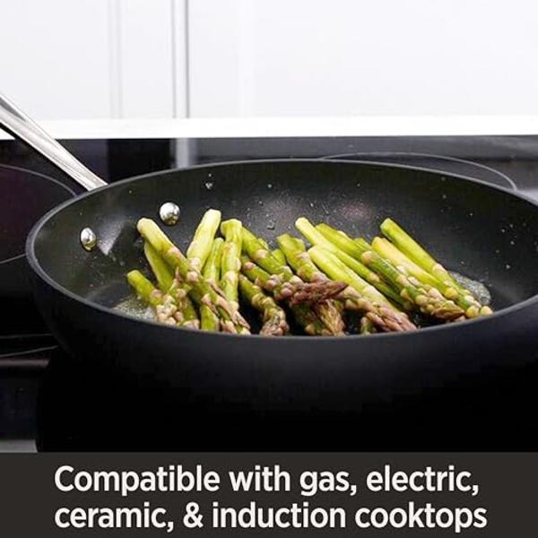 Blue Diamond 14 Piece Cookware Set, Diamond Infused PFAS & PFOA-Free Ceramic Nonstick Pots and Pans, Durable, Non Toxic, Metal Utensil Safe & Scratch Resistant, Dishwasher & Oven S