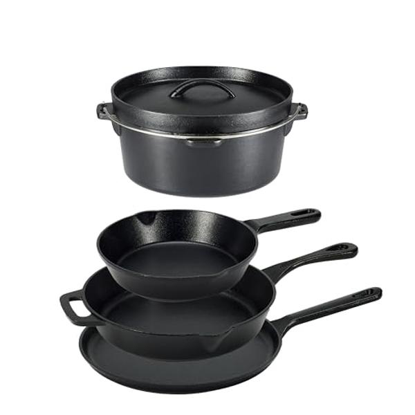 GreenPan Nova 10-Piece Cookware Pots and Pans Set, Oprah’s Favorite Things 2024, PFAS-Free Ceramic Nonstick, Fry, Sauté, Stockpot, Utensils, Lids, Induction Suitable, Dishwasher, O