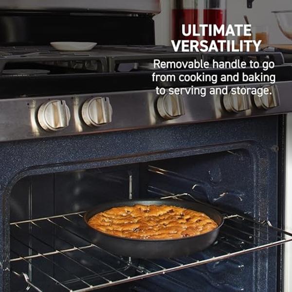 T-fal Ingenio Expertise Non Stick Cookware Set 10 Piece, Induction, Oven Broiler Safe 500F, Stackable Cookware, Pots and Pans Set, RV, Camping, Frying Pans, Dishwasher Safe, Detach