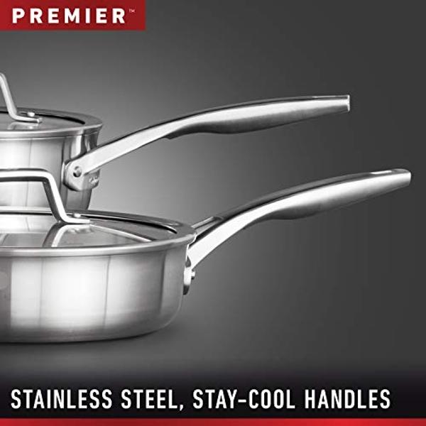 T-fal Preserve Ceramic, Ceramic Non Stick Cookware Set 13 Piece, Oven Broiler Safe 350F, Kitchen Set w/Frying Pans, Saucepans, Sautepan, Dutch Oven, Lids, Pan Protectors, Pots and 