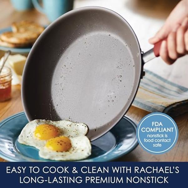 Blue Diamond Cookware Hard Anodized Ceramic Nonstick, 10 Piece Cookware Pots and Pans Set, Non-Toxic PFAS and PFOA-Free, Dishwasher and Oven Safe, Durable, Even Heating, Metal Uten