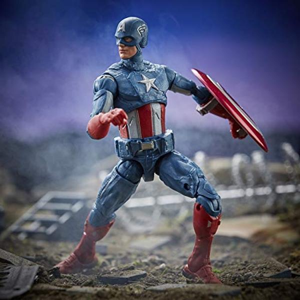 Marvel Legends Series Avengers: Endgame 6" Collectible Action Figure Captain America Collection, Includes 1 Accessory