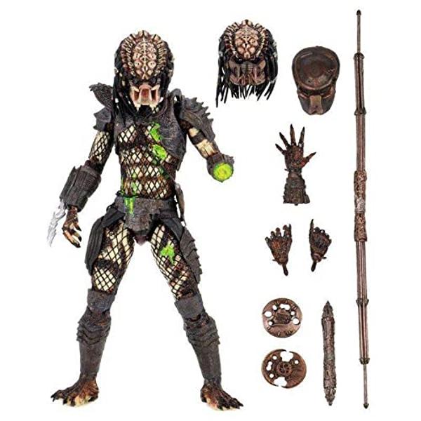 NECA - Predator 2 Ultimate Battle Damaged City Hunter 7 Action Figure, Battle Damaged City Hunger, 8 Inch