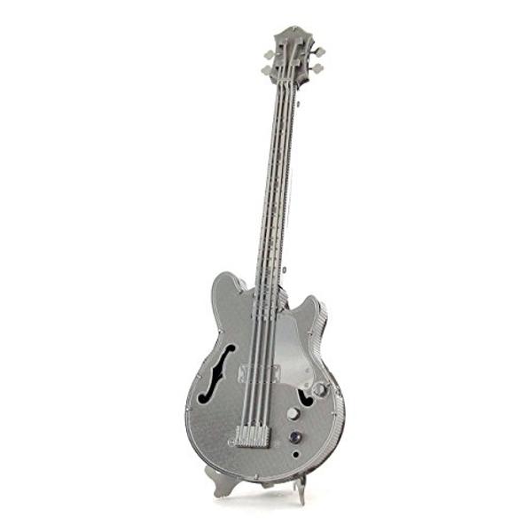 Metal Earth Electric Bass Guitar 3D Metal Model Kit Fascinations
