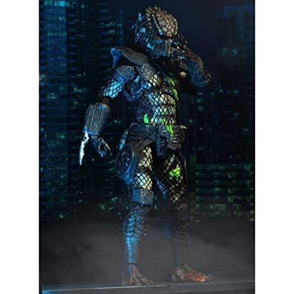 NECA - Predator 2 Ultimate Battle Damaged City Hunter 7 Action Figure, Battle Damaged City Hunger, 8 Inch