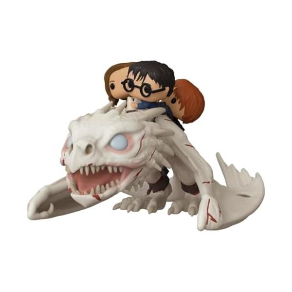 Funko Pop! Rides: Harry Potter - Gringotts Dragon with Harry, Ron, and Hermione, Vinyl Figure