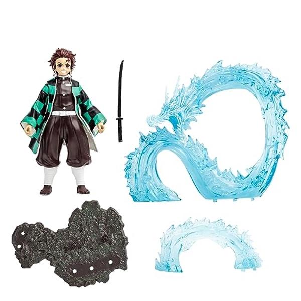 McFarlane Toys - Demon Slayer Tanjiro Kamado 5in Deluxe Action Figure Water Breathing First Form