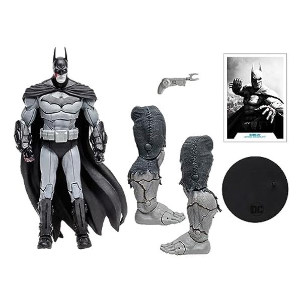 McFarlane Toys - DC Multiverse - Batman: Arkham City - 7" B&W Batman Action Figure
