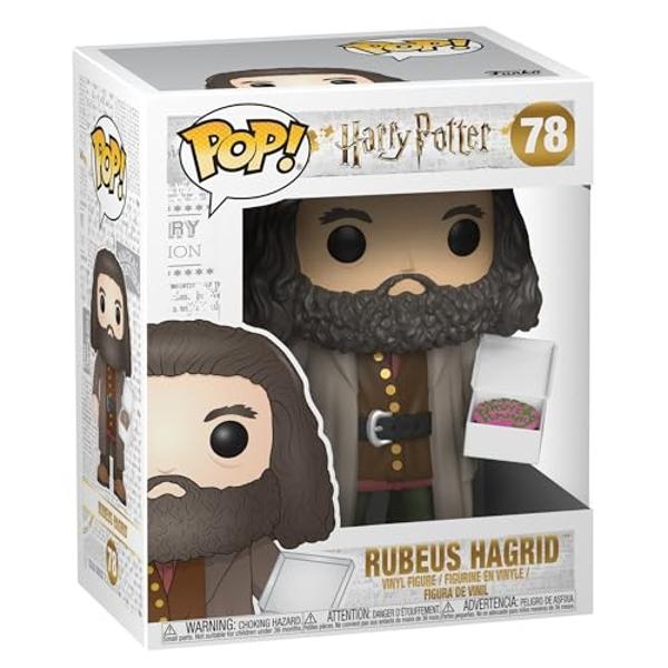 Funko 35508 Pop! Harry Potter: Hagrid with Cake 6", Standard, Multicolor