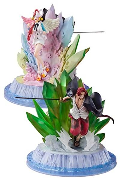 TAMASHII NATIONS - One Piece Film Red - [Extra Battle] Shanks and Uta -One Piece Film Red Ver., Bandai Spirits FiguartsZERO Collectible Statue