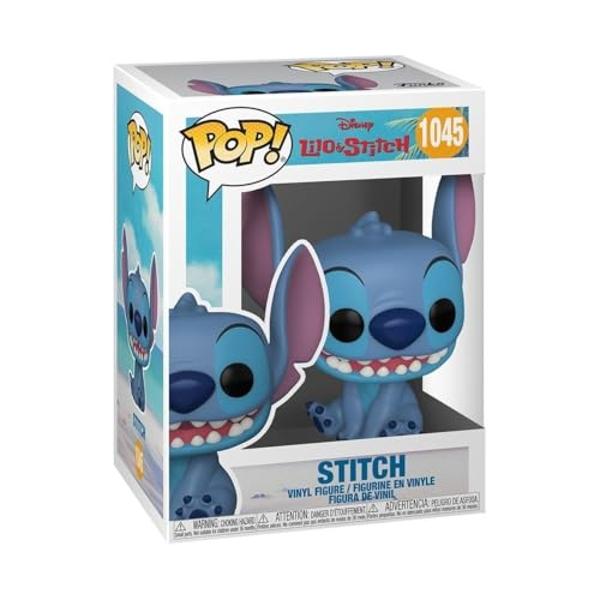 Funko Pop Disney: Lilo & Stitch - Smiling Seated Stitch, Standard - Collectable Vinyl Figure - Gift Idea - Official Merchandise - Toys for Kids & Adults - Cartoon/Animation Fans