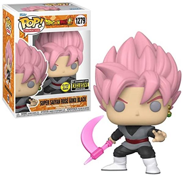 Funko Pop Dragon Ball Super Pop Figures Rose Goku Black #1279 - Funko Pop Exclusive Edition - Son Goku Figure - Glow in The Dark