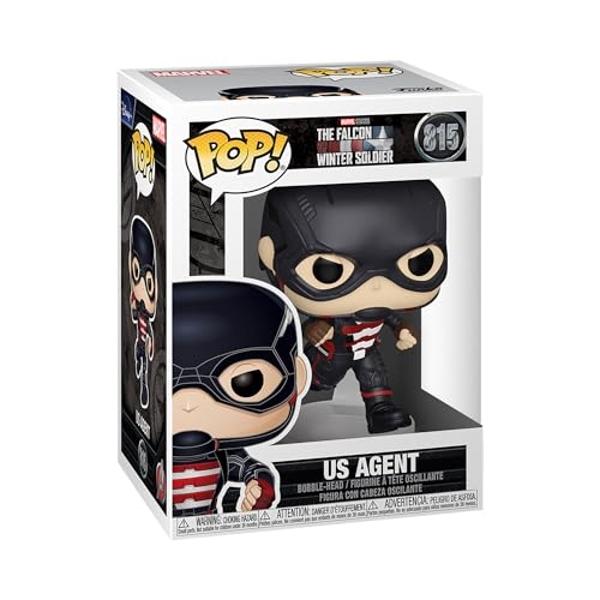 Funko POP Marvel: Falcon and The Winter Soldier - U.S. Agent, Multicolor, Standard