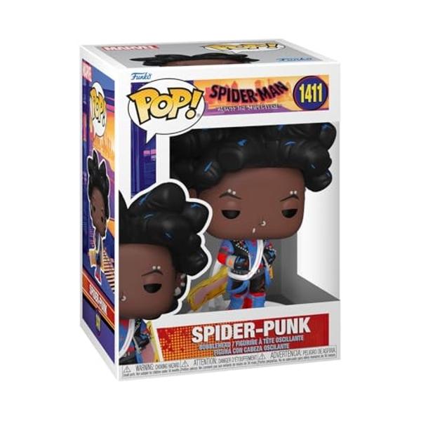 Funko POP! Marvel: Spider-Man Across The Spider-Verse - Spider-Punk - Unmasked - Collectable Vinyl Figure - Gift Idea - Official Merchandise - for Kids & Adults - Movies Fans