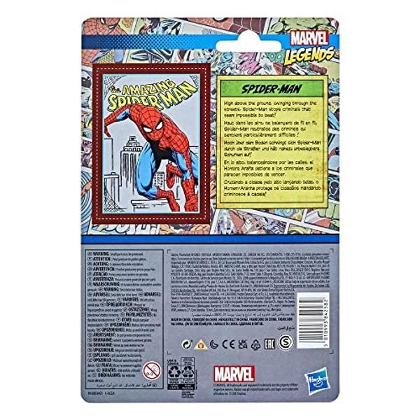 Marvel Hasbro Legends Series 3.75-inch Retro 375 Collection Spider-Man Action Figure Toy