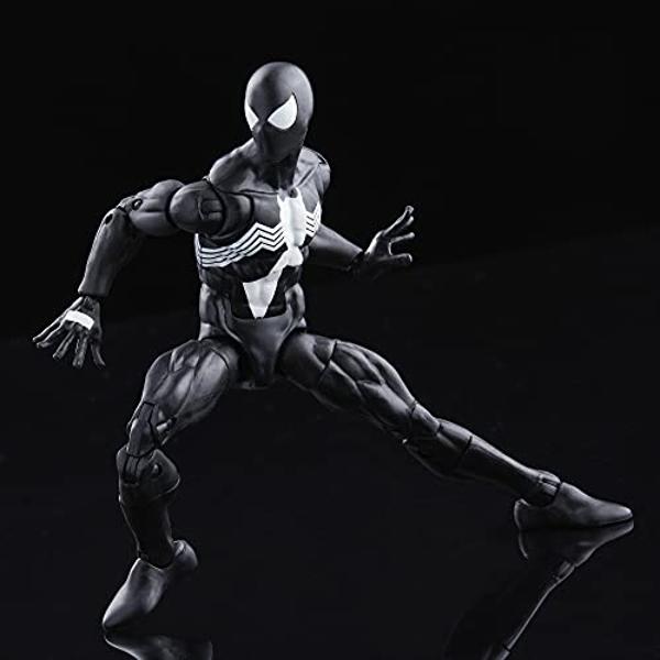 Spider-Man Marvel Legends Series 6-inch Symbiote Action Figure Toy, Includes 4 Accessories: 4 Alternate Hands