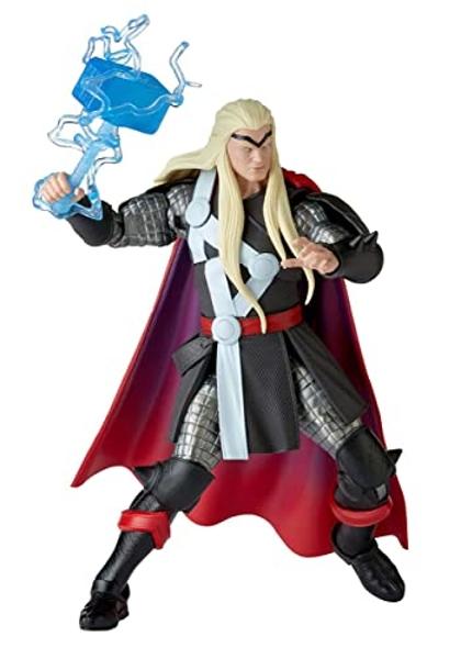 Marvel Legends Series Thor Herald of Galactus Comics Action Figure 6-inch Collectible Toy, 6 Accessories, 1 Build-A-Figure Part