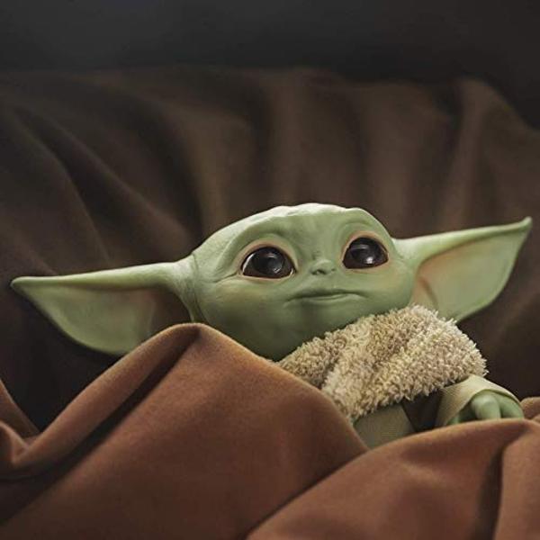 STAR WARS The Child Talking Plush Toy with Character Sounds and Accessories, The Mandalorian Toy for Kids Ages 3 and Up, Green