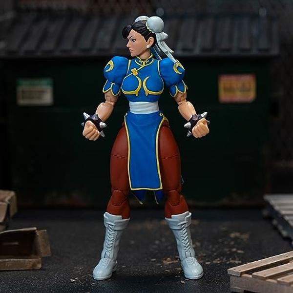 Street Fighter II 6" Chun Li Figure Action Figure, Toys for Kids and Adults