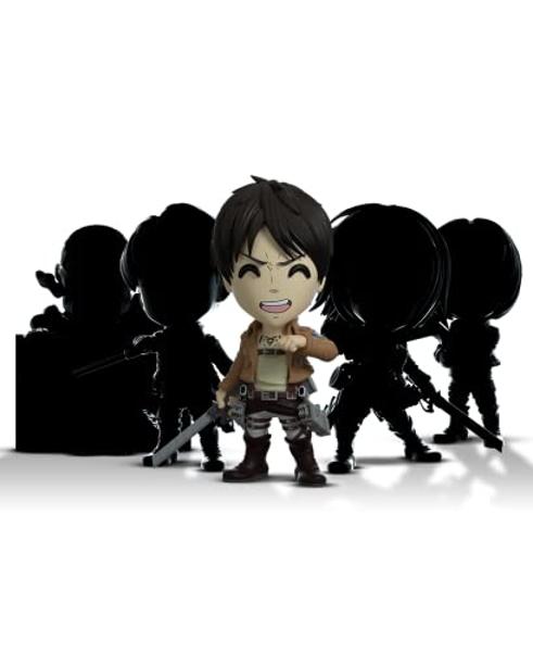 Youtooz Eren Vinyl Figure, 4.5" Anime Figures Eren Yeager from Attack on Titan Anime Series, Detailed Collectible Figure - Youtooz Attack on Titan Collection