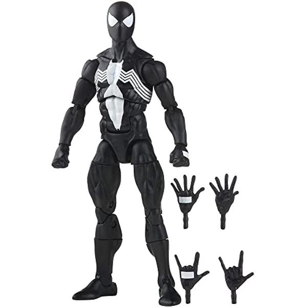 Spider-Man Marvel Legends Series 6-inch Symbiote Action Figure Toy, Includes 4 Accessories: 4 Alternate Hands