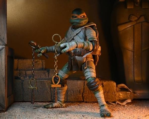 Unviersal Monsters x Teenage Mutant Ninja Turtles: Michelangelo as The Mummy Ultimate 7" Action Figure