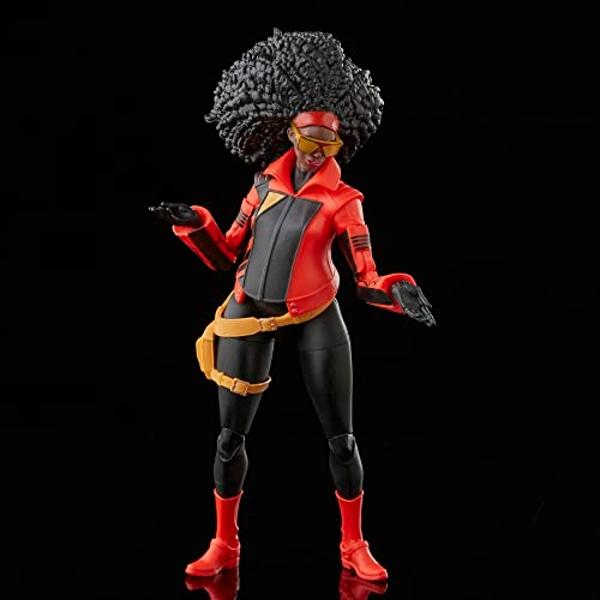 Marvel Legends Series Spider-Man Across The Spider-Verse Jessica Drew 6-inch Action Figure Toy, 2 Accessories