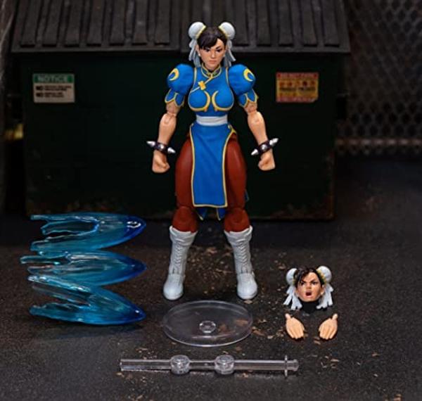 Street Fighter II 6" Chun Li Figure Action Figure, Toys for Kids and Adults