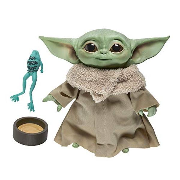 STAR WARS The Child Talking Plush Toy with Character Sounds and Accessories, The Mandalorian Toy for Kids Ages 3 and Up, Green