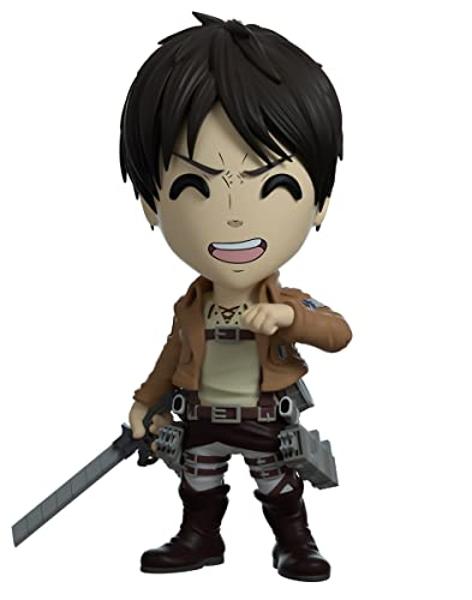 Youtooz Eren Vinyl Figure, 4.5" Anime Figures Eren Yeager from Attack on Titan Anime Series, Detailed Collectible Figure - Youtooz Attack on Titan Collection