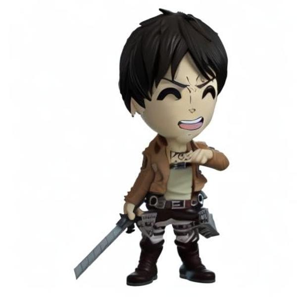 Youtooz Eren Vinyl Figure, 4.5" Anime Figures Eren Yeager from Attack on Titan Anime Series, Detailed Collectible Figure - Youtooz Attack on Titan Collection