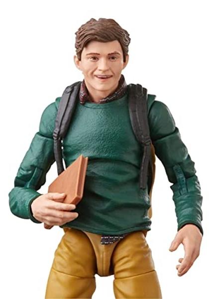 Spider-Man Marvel Legends Series 60th Anniversary Peter Parker and Ned Leeds MCU 6-inch Action Figures, 7 Accessories (pack of 2)
