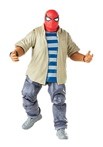 Spider-Man Marvel Legends Series 60th Anniversary Peter Parker and Ned Leeds MCU 6-inch Action Figures, 7 Accessories (pack of 2)