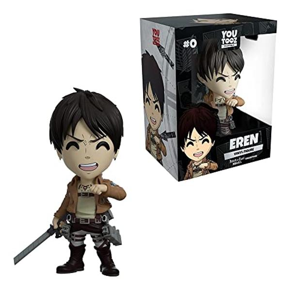 Youtooz Eren Vinyl Figure, 4.5" Anime Figures Eren Yeager from Attack on Titan Anime Series, Detailed Collectible Figure - Youtooz Attack on Titan Collection