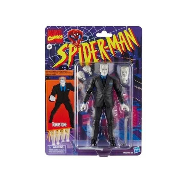 MARVEL Legends Series Tombstone, Spider-Man Comics Collectible 6-Inch Action Figure