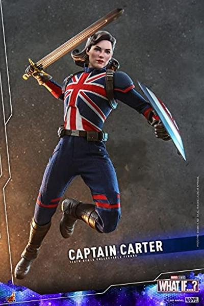 Hot Toys 1:6 Captain Carter - What If...?, Blue