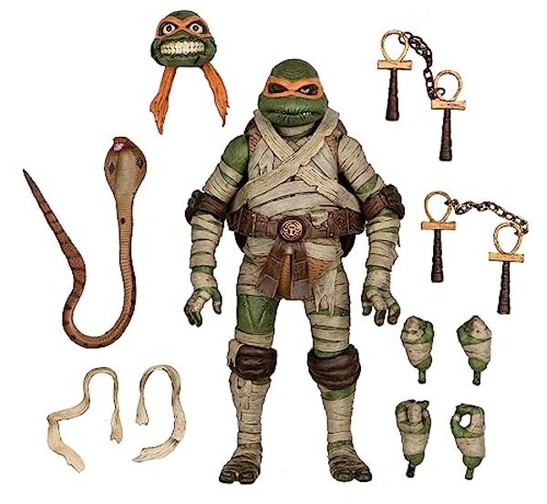 Unviersal Monsters x Teenage Mutant Ninja Turtles: Michelangelo as The Mummy Ultimate 7" Action Figure