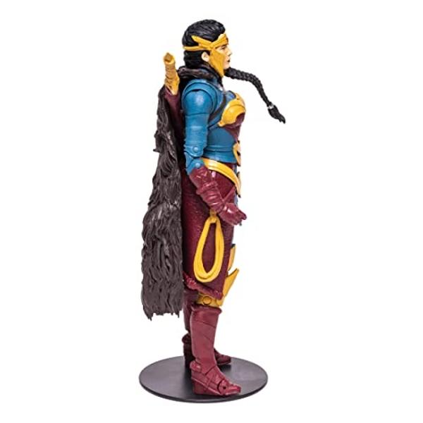 McFarlane Toys DC Multiverse Wonder Woman Endless Winter 7" Action Figure with Build-A Frost King Piece and Accessories
