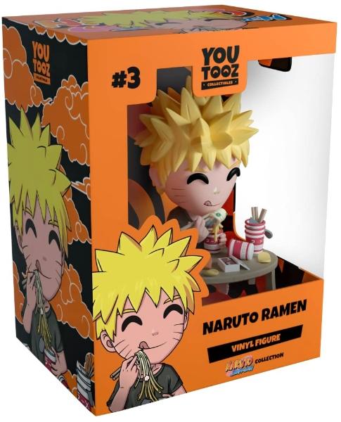 You Tooz Naruto Ramen 3.9'' Inch Vinyl Figure, Collectible Uzamaki Naruto Ramen from Anime Naruto by Naruto Collection, Black,green,orange, Small