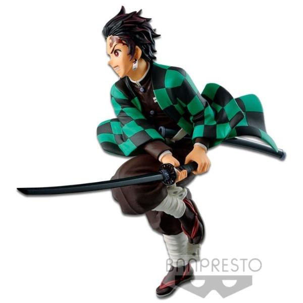 Banpresto 16373 Demon Slayer (Kimetsu no Yaiba) Vibration Stars Tanjiro Kamado Figure, Multiple Colors