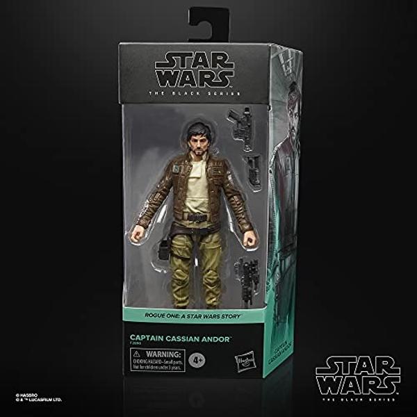 STAR WARS The Black Series Captain Cassian Andor 6-Inch-Scale Rogue One: A Story Collectible Figure, Toys for Kids Ages 4 and Up