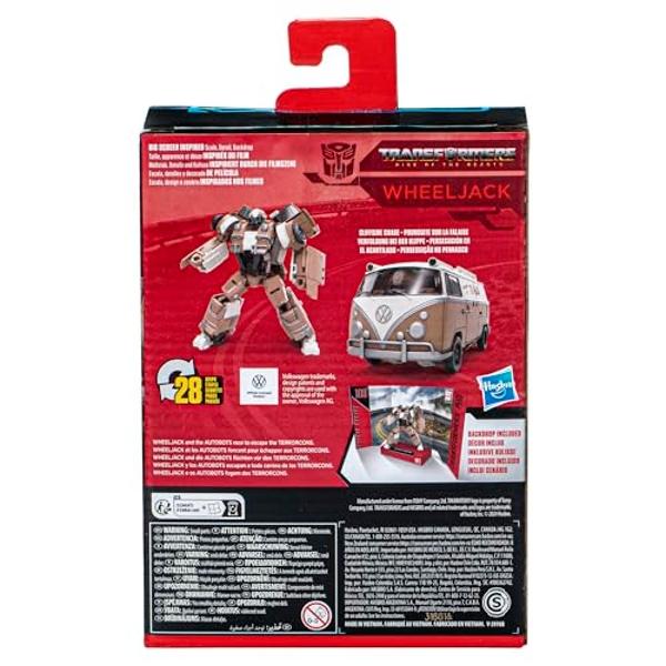 Transformers Toys Studio Series Deluxe Rise of The Beasts 108 Wheeljack, 4.5-inch Converting Action Figure, 8+